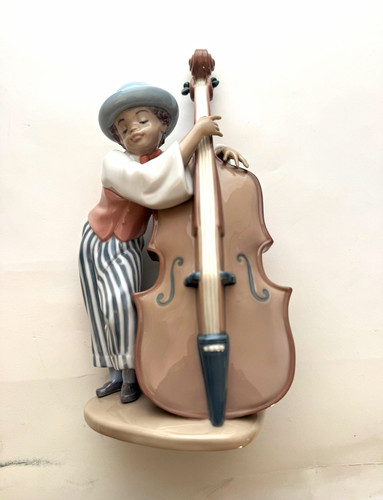 Lladró contrabajo jazz - lladró,