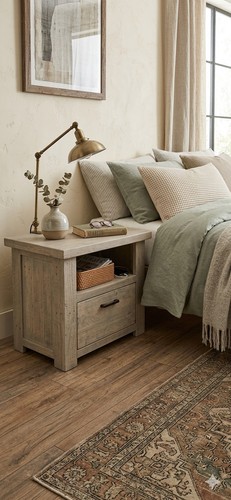 Bedside cabinet scandinavian - bedside,