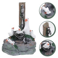  2 Pieces Garden Animal Ornaments Resin Kid Room Decor Courtyard Decoration