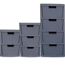 Large Plastic Drawers Rattan