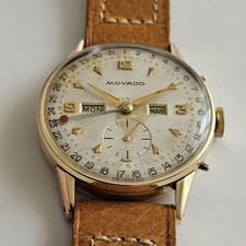 Vintage 14k Solid Gold Movado