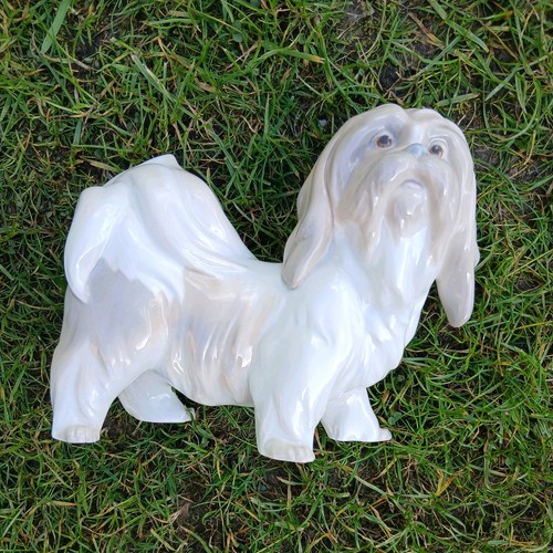 Lladro lhasa apso dog figure - lhasa,