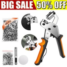 Eyelet Pliers Kit + 500 Metal