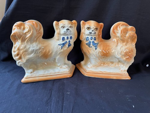 Antique pair staffordshire - antique,