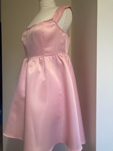 Baby pink satin - pink,