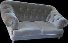Loaf Bagsie ample 2 seater Chesterfield Sofa Clever Velvet Used