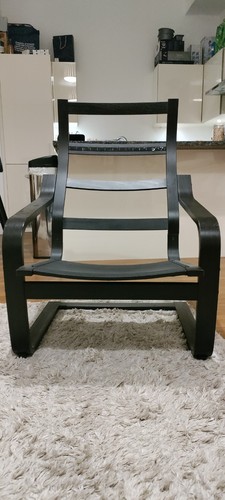 Ikea poang black chair frames - ikea,