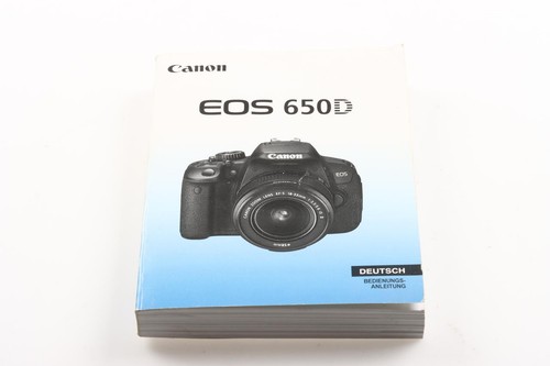 Canon eos 650d manual - canon,
