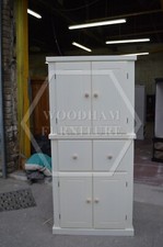 HANDMADE AYLESBURY LARDER CUPBOARD IN IVORY (NOT FLATPACKED)