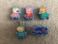 5 x Peppa Pig Jibbitz charms