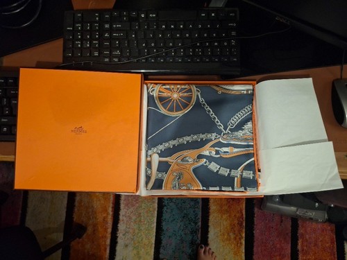 Hermes stately wheels scarf - stately,