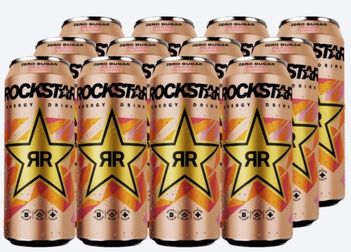 Rockstar peach zero - zero, sugar