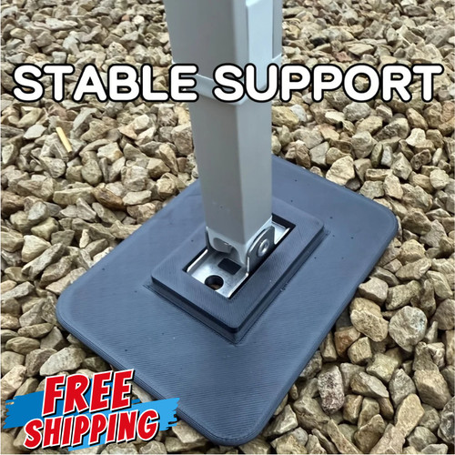2pc awning feet plates - awning,