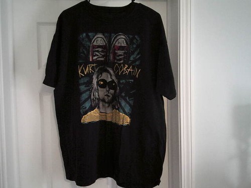 Kurt cobain striped - striped, shirt