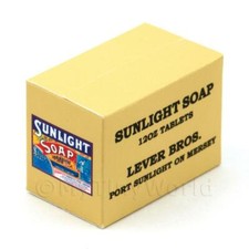 Dolls House Miniature Sunlight Soap 12oz Bar Stock Box