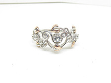 Clogau Gold Silver & Rose Gold Tree of Life Origin Ring Size M