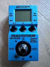 Zoom MS-70CDR MultiStomp Chorus Delay Reverb Pedal — Boxed + Free 9V Adapter