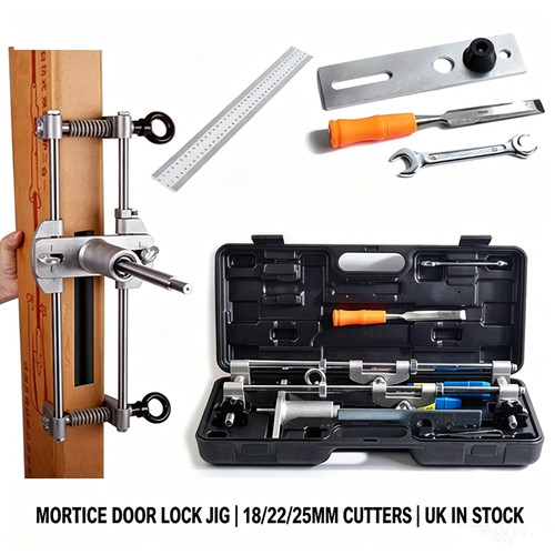 Mortice door lock fitting jig - lock,