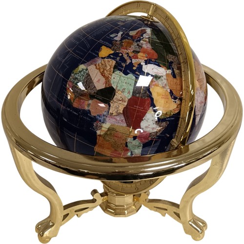 Blue gemstone tabletop - gemstone,