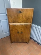 Mid Century Walnut Cocktail Drinks- Cocktail Cabinet