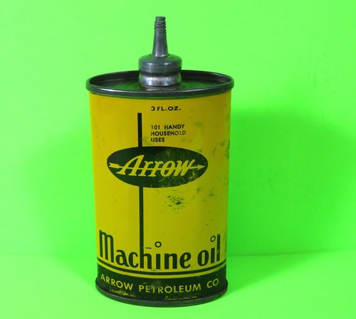 Vintage arrow machine oil - machine,