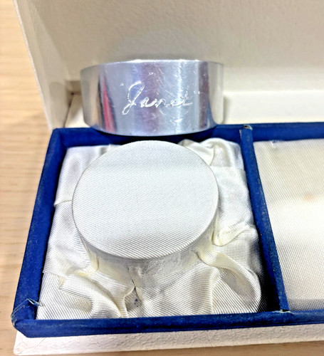 Vintage silver tone trench - vintage,