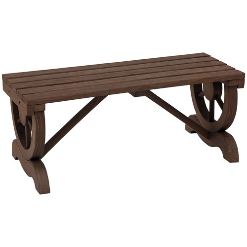 Outsunny wooden wheel - wooden,