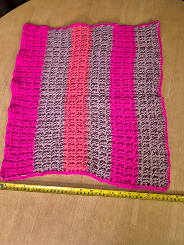 Handmade crochet baby blanket - handmade,