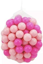 200x Plastic Pit Balls For Children Ball Pits Kids Pink Coloured Balls Play Pool