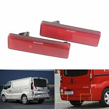 2x Rear Bumper Reflector For