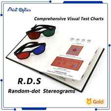 Stereogram Comprehensive Vision Test Atlas Amsler Test Chart With Eyeglasses