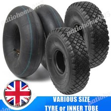 2 or 4 Set Turf Tyres / Tubes For Lawn Mower, Golf Buggy, Ride on Mower, Tractor