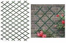 Expanding Plastic Wall Green Trellis Garden Plants Fence Panel 100 x 200cm