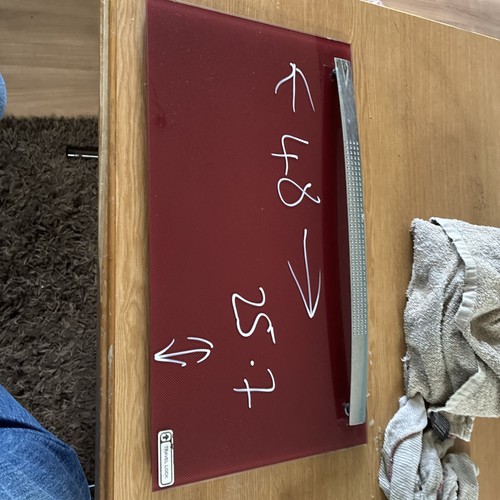 Caravan cooker door glass - caravan,