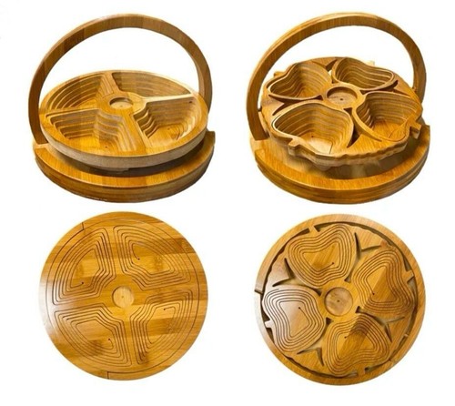 Collapsible bamboo dry fruit - dry,