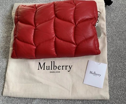 Mulberry softie clutch - softie, red