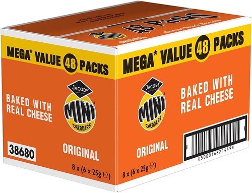 Jacob mini cheddars baked - jacob's,