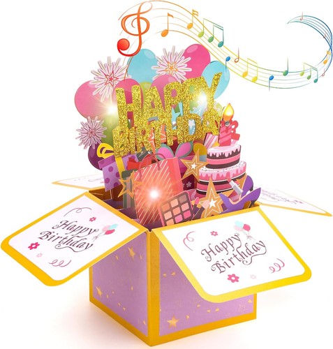 Birthday card with music - card,