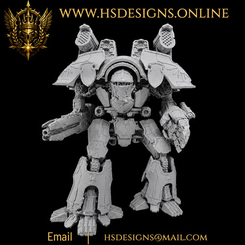 Grimdark giant mech lord - grimdark,