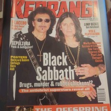 BLACK SABBATH KERRANG NO 721