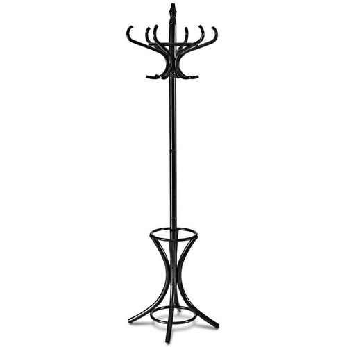 Wooden standing hat coat rack - wooden,