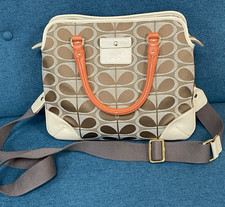Orla Kiely Cavas & leather
