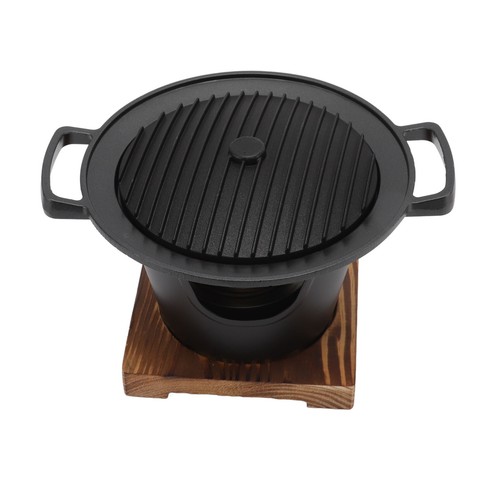 Hibachi grill smokeless wooden - grill,