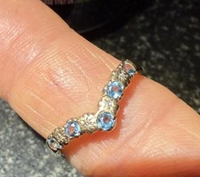 Wishbone 9ct Half Eternity