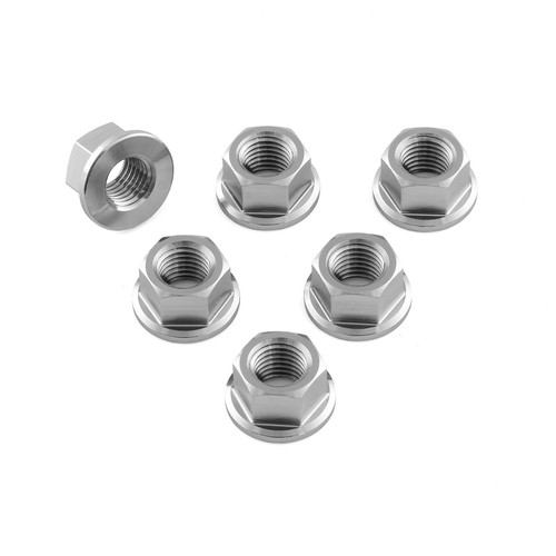 Titanium sprocket nuts m10 - titanium,