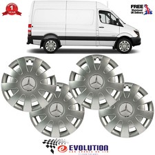 16" Wheel Trim Hub Cap Trim 4x Fits Mercedes Sprinter 2000 to 2023 9064000125