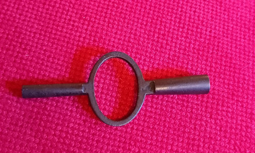 Antique carriage clock key - antique,