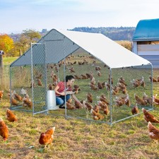 2x3x2m metal chicken coop - metal,