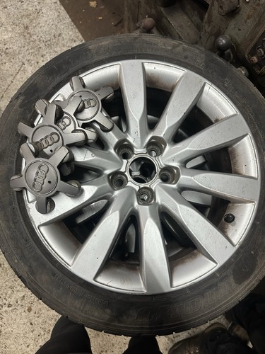 Audi alloy wheels and tires - alloy,