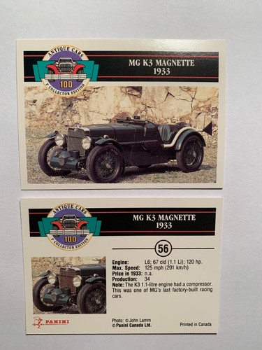 Panini antique cars k3 - panini,